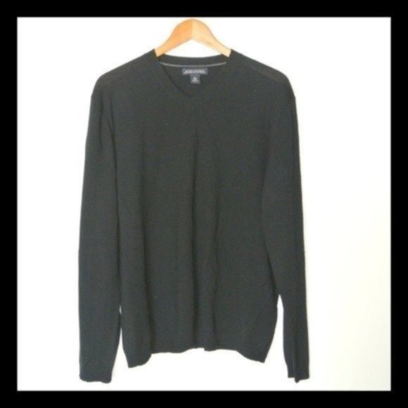 Banana Republic Extra Fine Italian Merino Sweater‎ XL Black - Picture 1 of 6